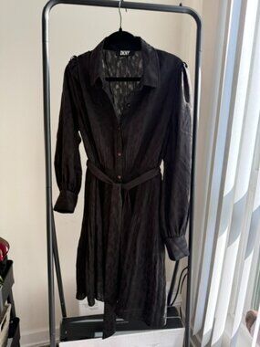 DKNY Leopard Dress